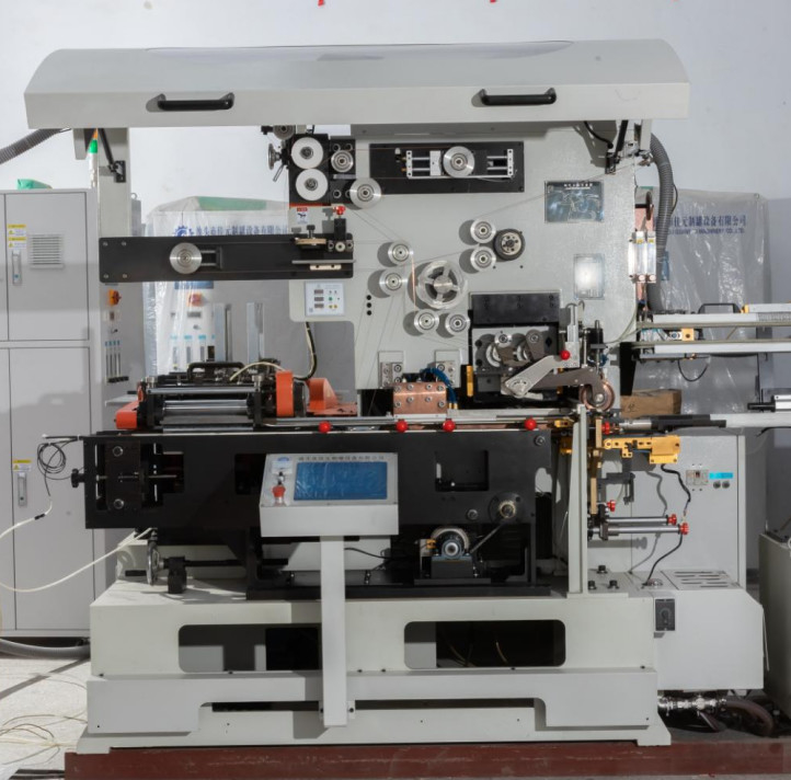 Full-automatic Resistance Big Can Body Seam Welding Machine Model ZDFH-90KD For Making Big Tin Can 30 CPM